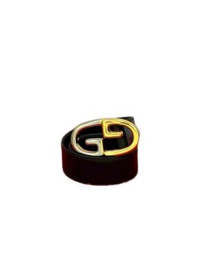 Authentic GUCCI 036.2194.0980.5 Interlocking Small GG 70/28 Leather Belt [Used] Gucci Vintage Brown Smooth Leather Interlocking G Belt 70/28  main image 4